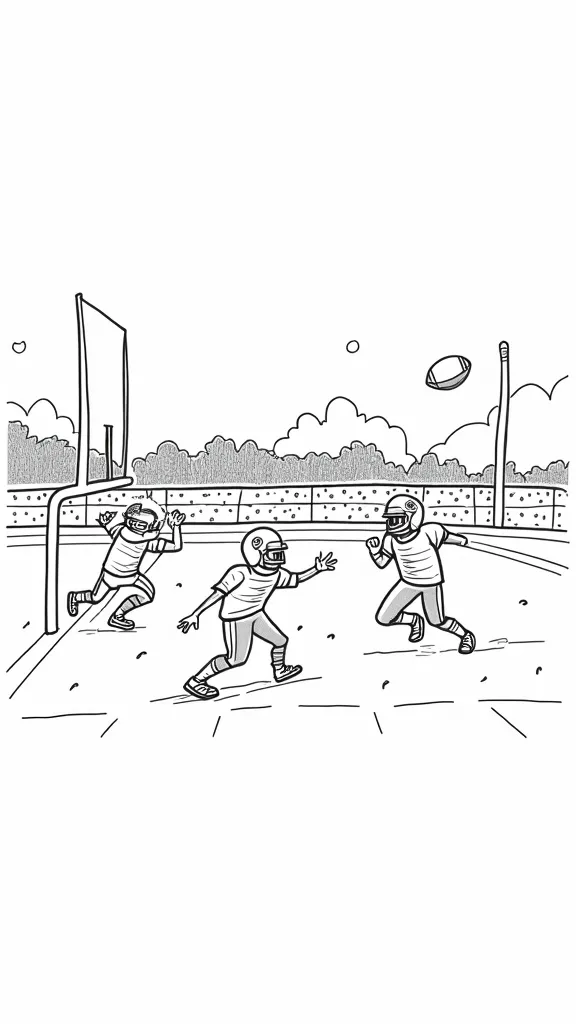 coloring pages for football